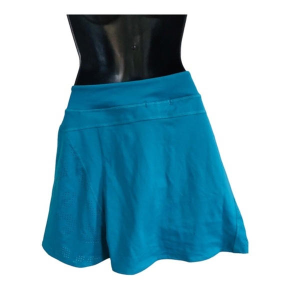 Sincerely Jules teal tennis golf active mesh‎ skort size large new - Picture 8 of 14